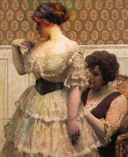 William Vincent Cahill (1.878-1.924). The Dress Fitting. 1.912. 