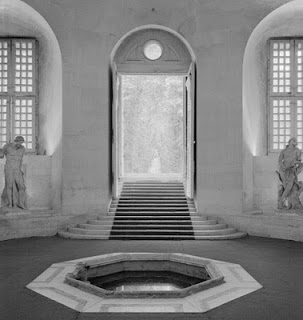 Cabinet des bains de Versalles. Hoy se encuentra en l'Orangerie.