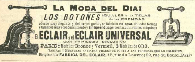 La Moda elegante ilustrada, 1896. Biblioteca Universitaria de la UGR.