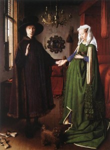 Matrimonio Arnolfini obra de Jan Van Eyck. Imagen tomada de internet.