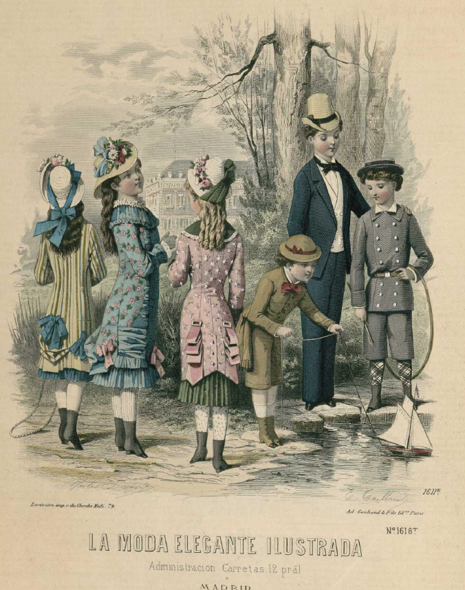 La Moda elegante ilustrada. 1.879. Biblioteca Universitaria de la UGR. CC ES.